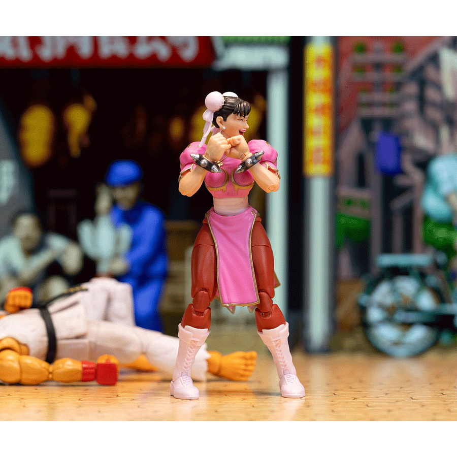 SDCC 2024 Exclusive – Jada Toys Ultra Street Fighter II Pink Chun-Li 6