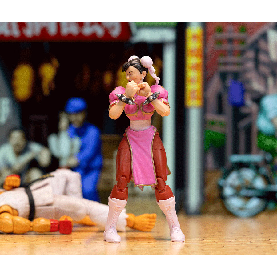 SDCC 2024 Exclusive – Jada Toys Ultra Street Fighter II Pink Chun-Li 7