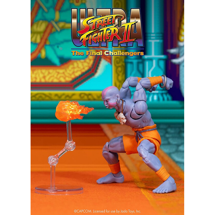 Ultra Street Fighter 2: The Final Challengers – Dhalsim Deluxe “Player 2” 1/12 Scale Action Figure (Exclusive) 1
