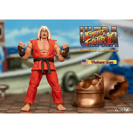 SDCC 2024 Exclusive – Jada Toy Ultra Street Fighter II Violent Ken