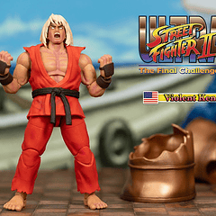 SDCC 2024 Exclusive – Jada Toy Ultra Street Fighter II Violent Ken 1