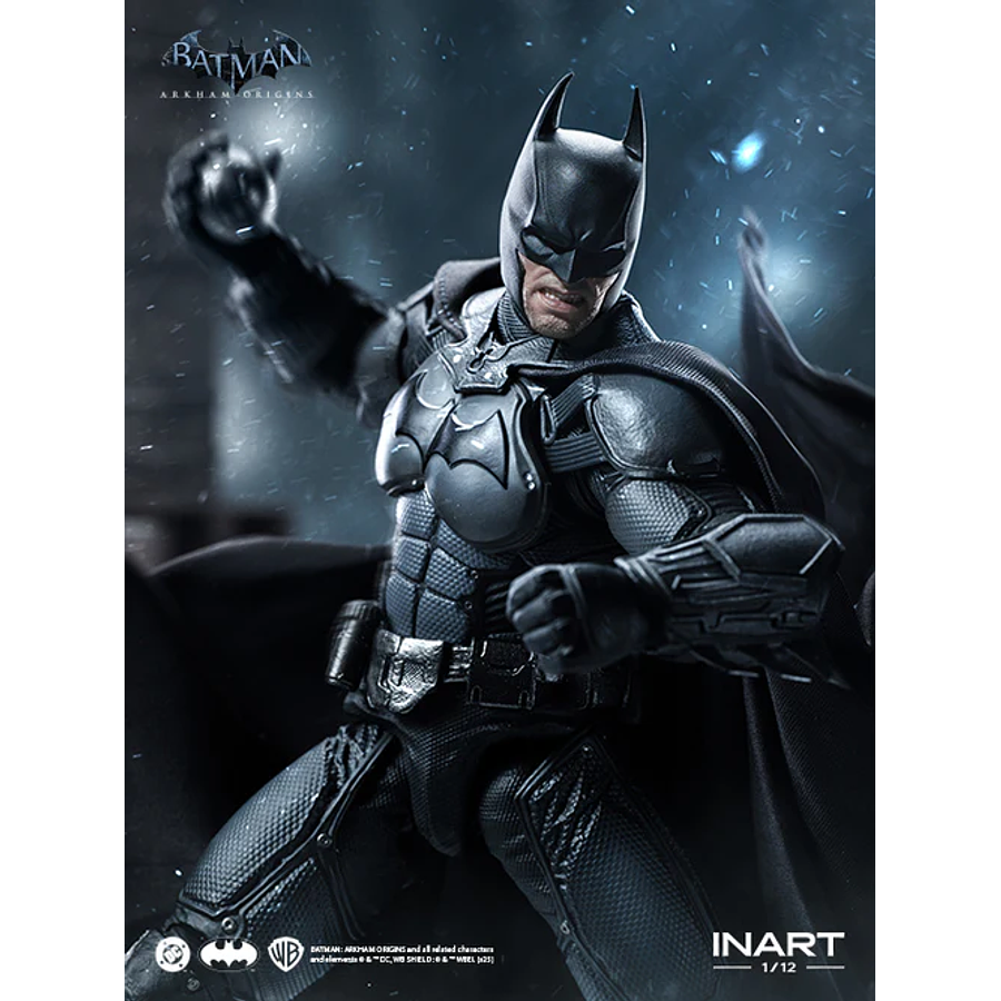 [Preventa Abierta] Batman: Arkham Origins - Batman 1/12 Scale Figure 2