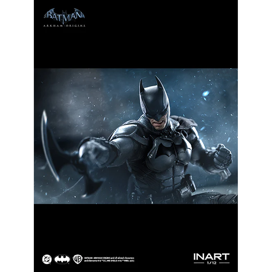[Preventa Abierta] Batman: Arkham Origins - Batman 1/12 Scale Figure 8