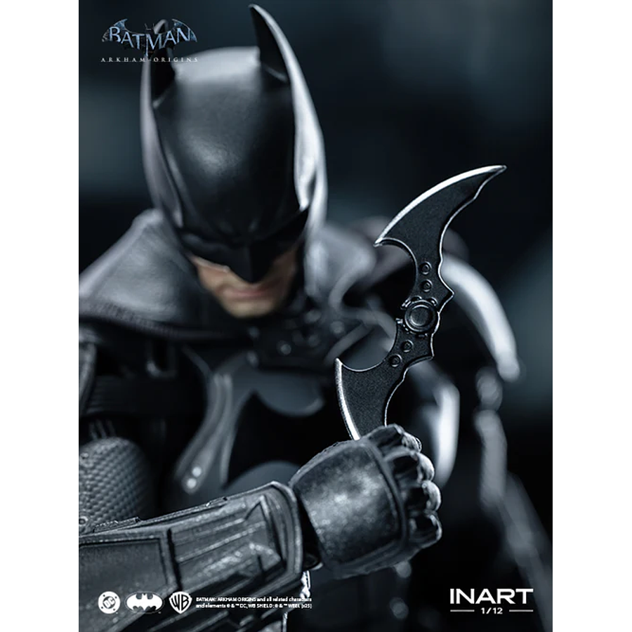[Preventa Abierta] Batman: Arkham Origins - Batman 1/12 Scale Figure 12