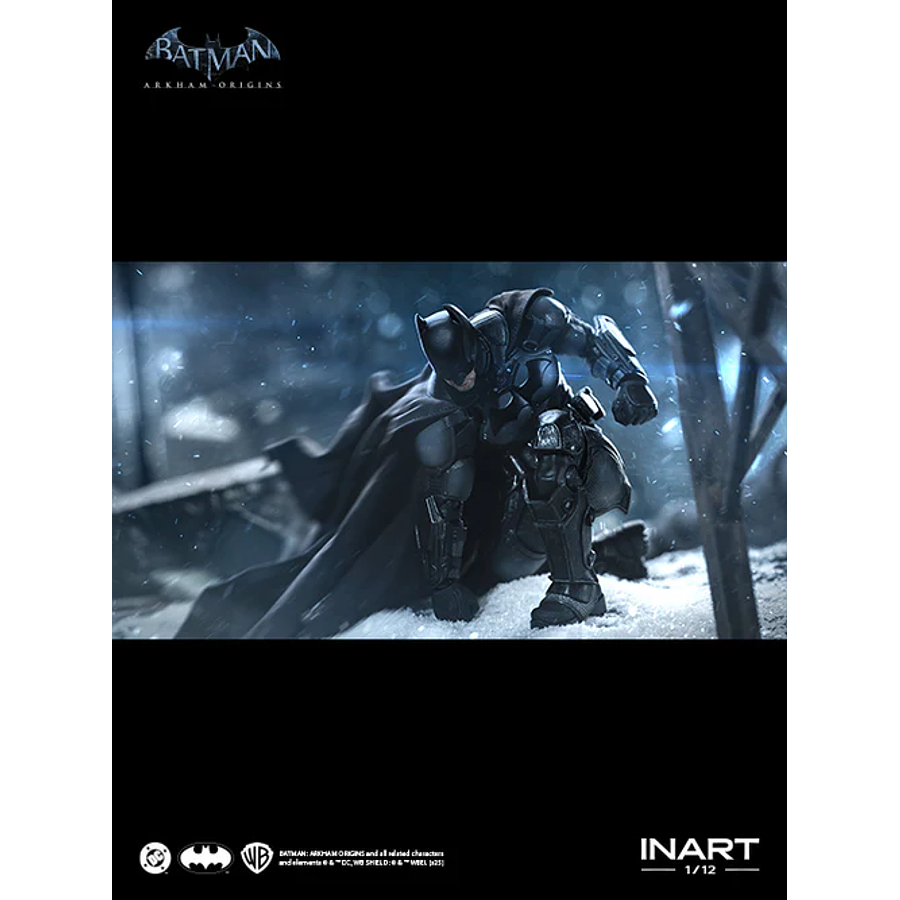 [Preventa Abierta] Batman: Arkham Origins - Batman 1/12 Scale Figure 9