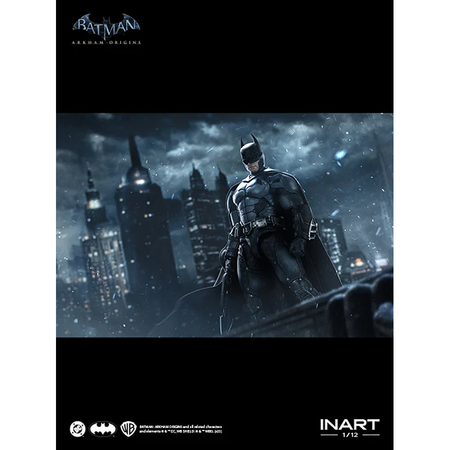 [Preventa Abierta] Batman: Arkham Origins - Batman 1/12 Scale Figure 10