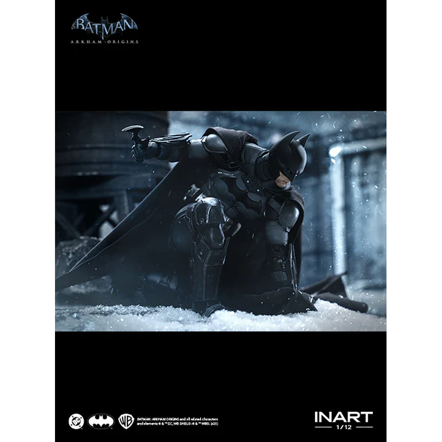 [Preventa Abierta] Batman: Arkham Origins - Batman 1/12 Scale Figure 14