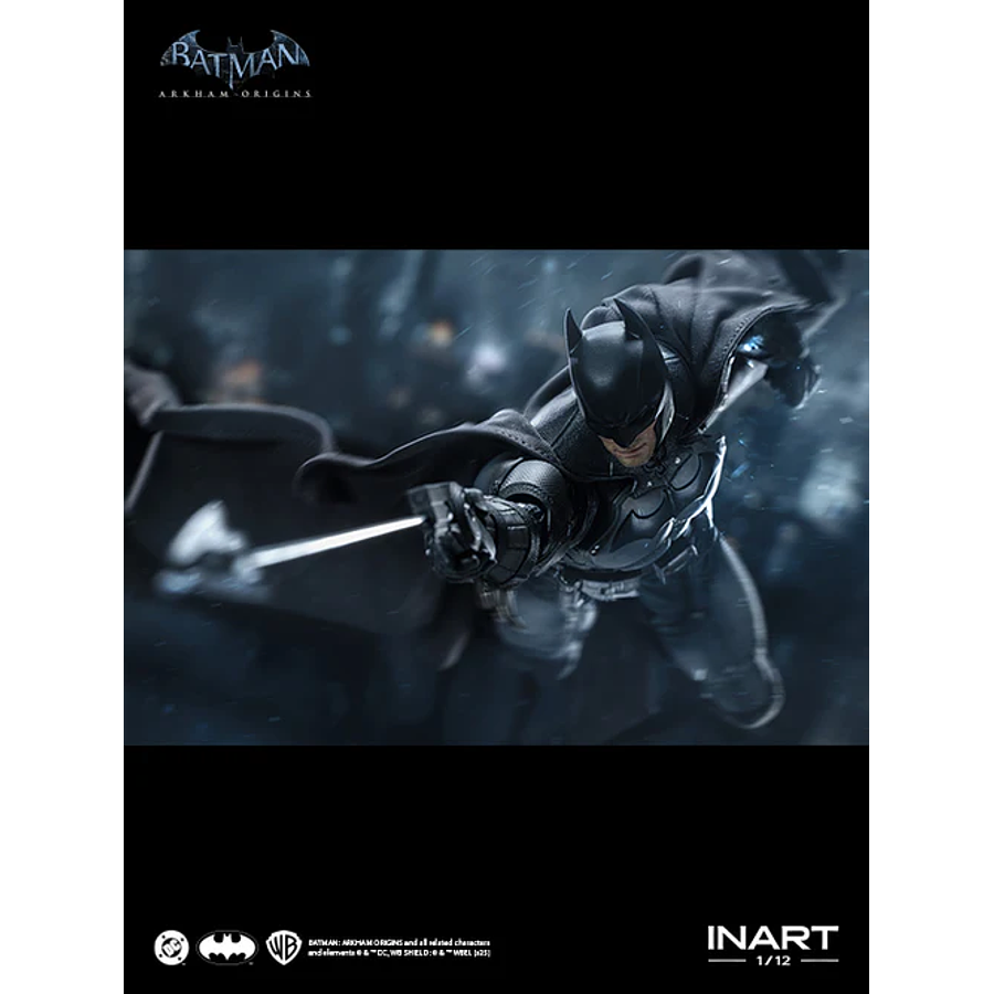 [Preventa Abierta] Batman: Arkham Origins - Batman 1/12 Scale Figure 18