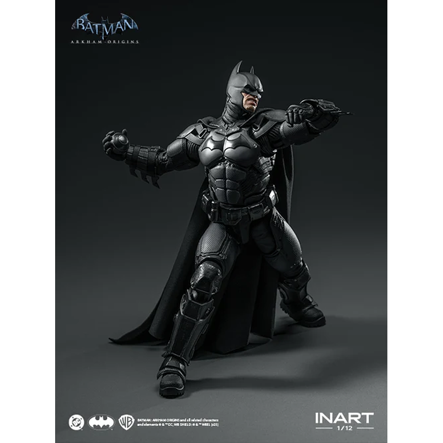 [Preventa Abierta] Batman: Arkham Origins - Batman 1/12 Scale Figure 22