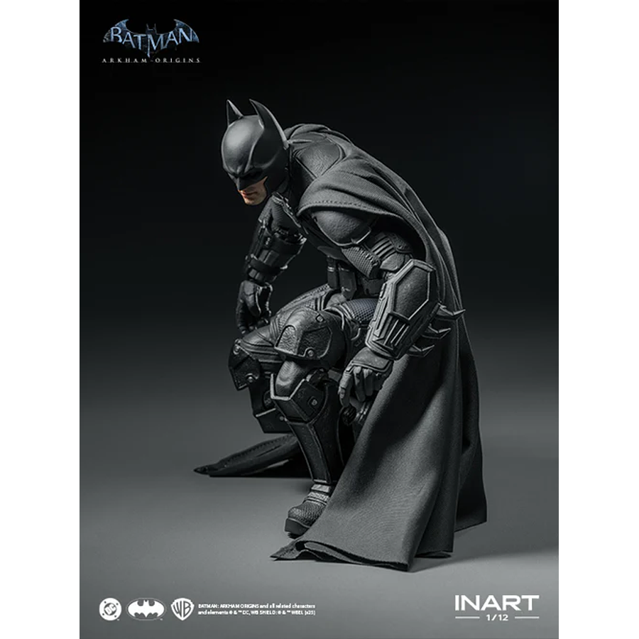 [Preventa Abierta] Batman: Arkham Origins - Batman 1/12 Scale Figure 30