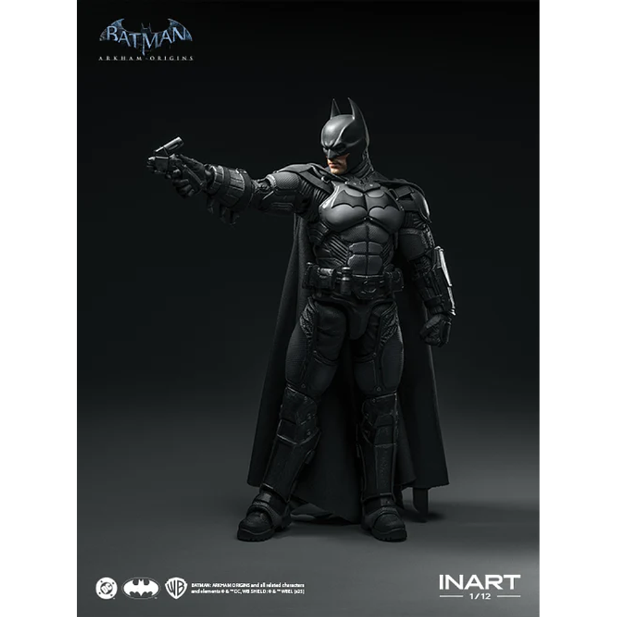 [Preventa Abierta] Batman: Arkham Origins - Batman 1/12 Scale Figure 33