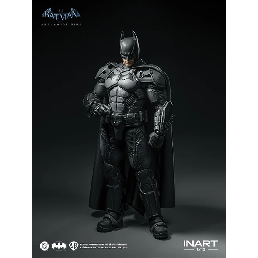 [Preventa Abierta] Batman: Arkham Origins - Batman 1/12 Scale Figure 34
