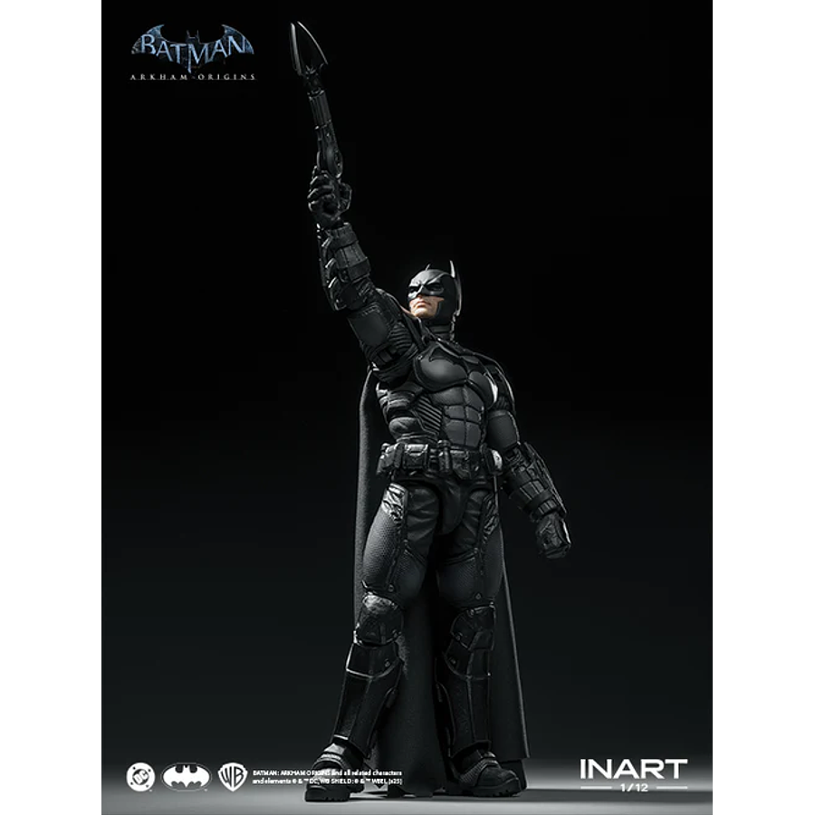 [Preventa Abierta] Batman: Arkham Origins - Batman 1/12 Scale Figure 35