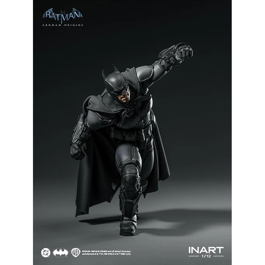 [Preventa Abierta] Batman: Arkham Origins - Batman 1/12 Scale Figure 36