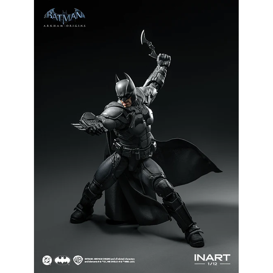 [Preventa Abierta] Batman: Arkham Origins - Batman 1/12 Scale Figure 37