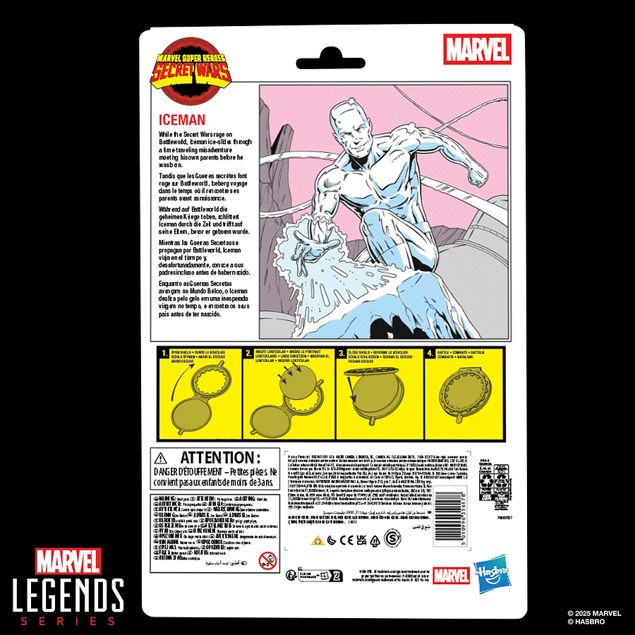 Secret Wars Marvel Legends Ice Man 6
