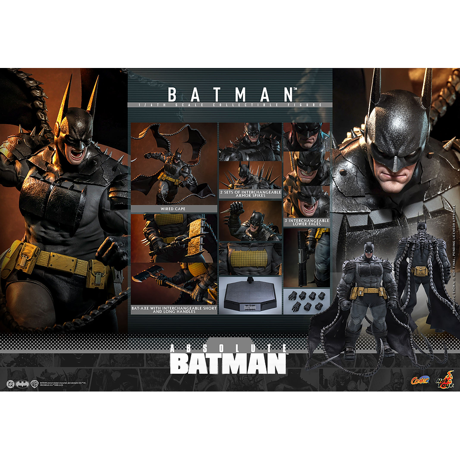 [Preventa Abierta] Absolute Batman CMS030 Batman 1/6th Scale Hot Toys Collectible Figure 5