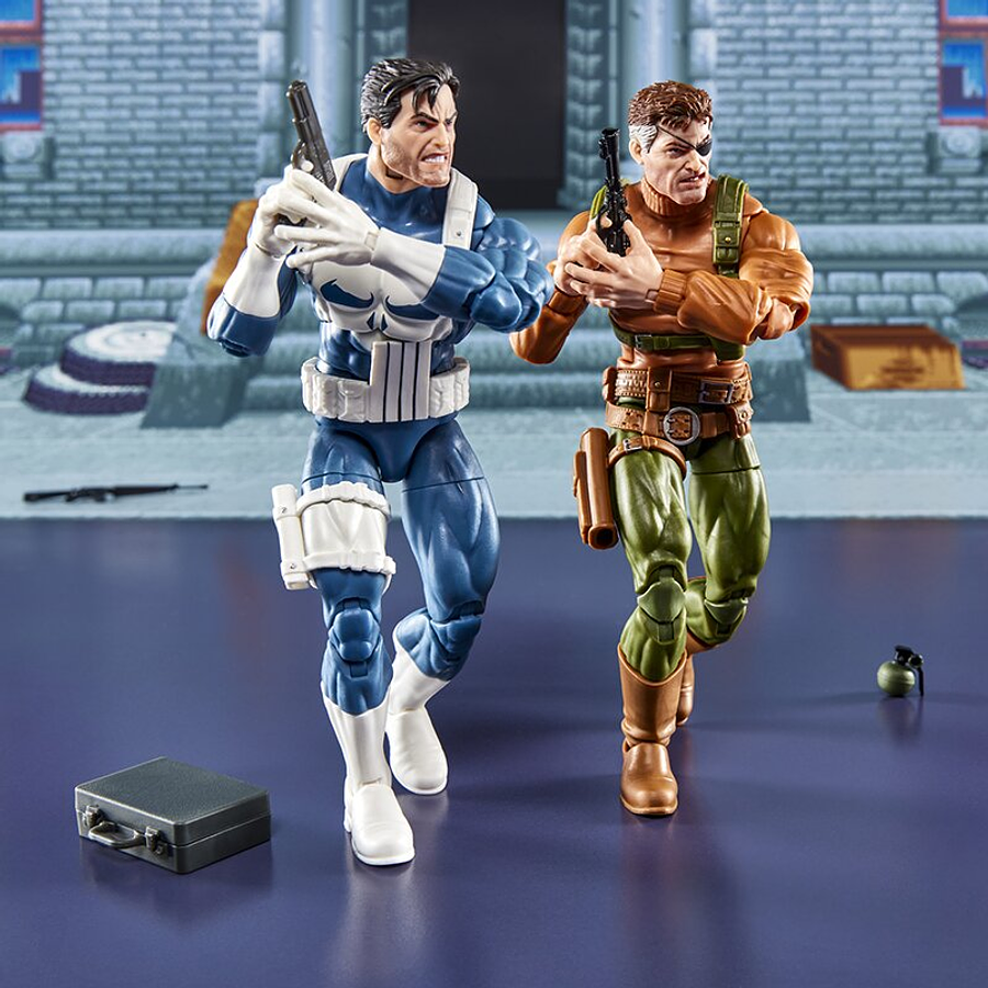Marvel Legends Series Gamerverse Punisher and Nick Fury 2-Pack 4
