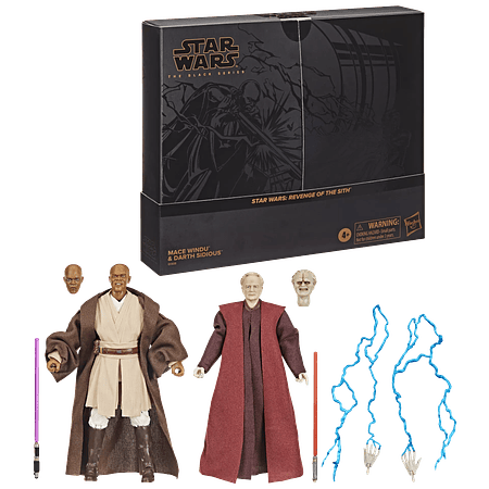 [Preventa Express] Star Wars The Black Series Mace Windu & Darth Sidious (Exclusive)
