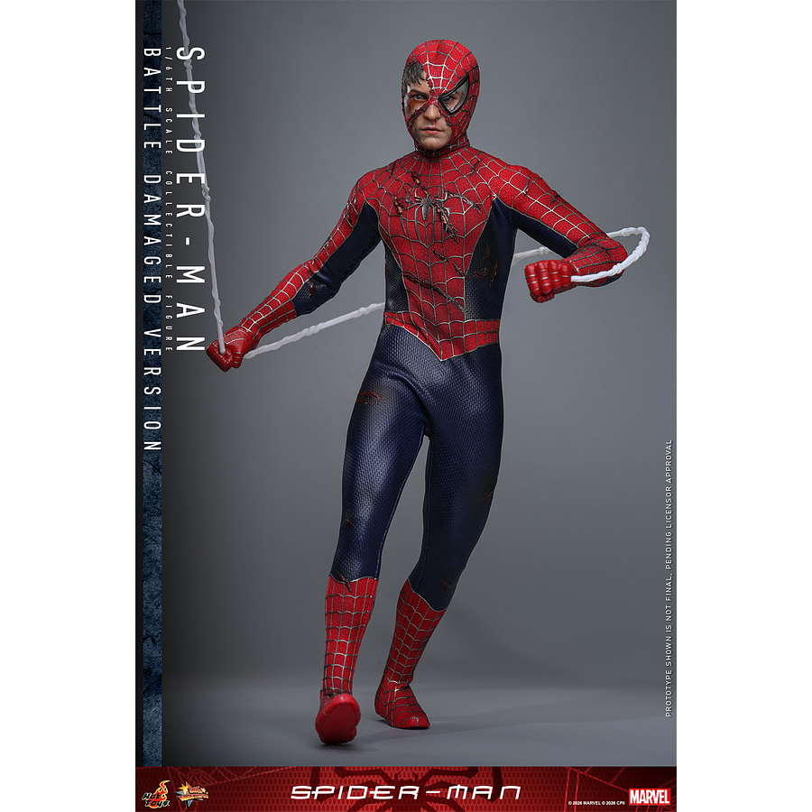 [Preventa Abierta] Spider-Man (2002) MMS859 Spider-Man (Battle Damaged Ver.) 1/6th Scale Collectible Figure 15