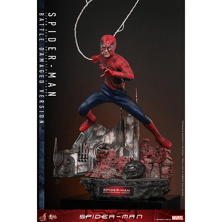 [Preventa Abierta] Spider-Man (2002) MMS859 Spider-Man (Battle Damaged Ver.) 1/6th Scale Collectible Figure
