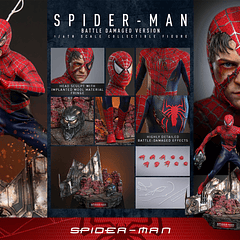 [Preventa Abierta] Spider-Man (2002) MMS859 Spider-Man (Battle Damaged Ver.) 1/6th Scale Collectible Figure 2