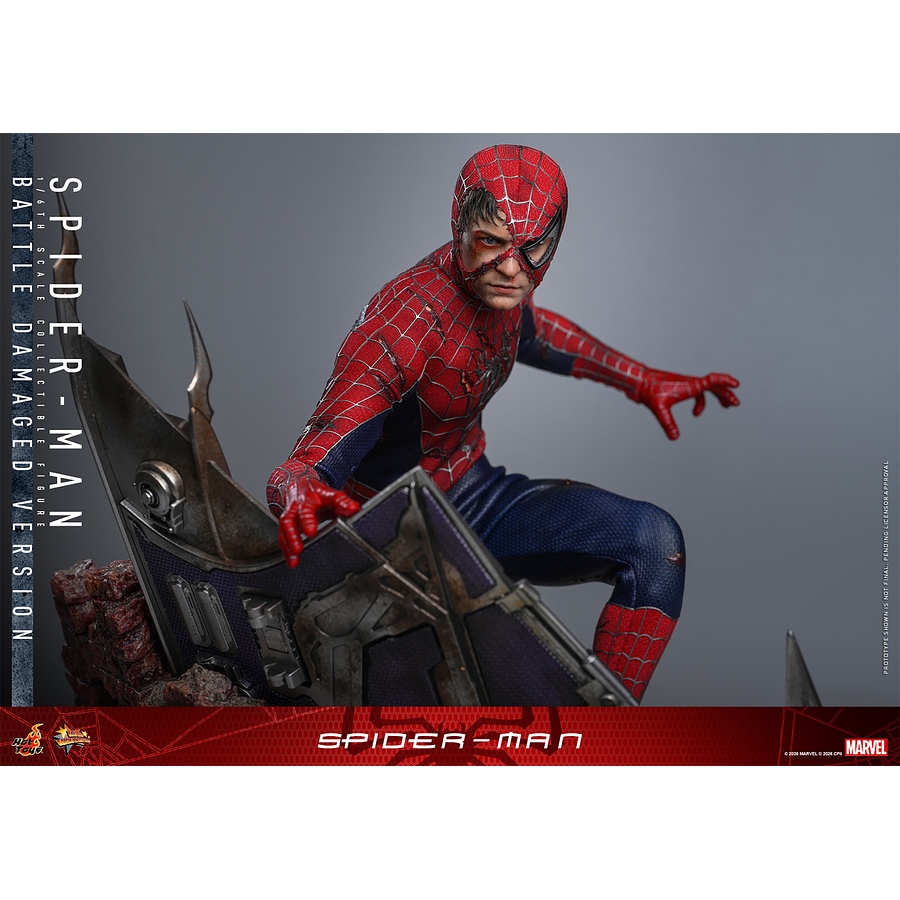 [Preventa Abierta] Spider-Man (2002) MMS859 Spider-Man (Battle Damaged Ver.) 1/6th Scale Collectible Figure 17