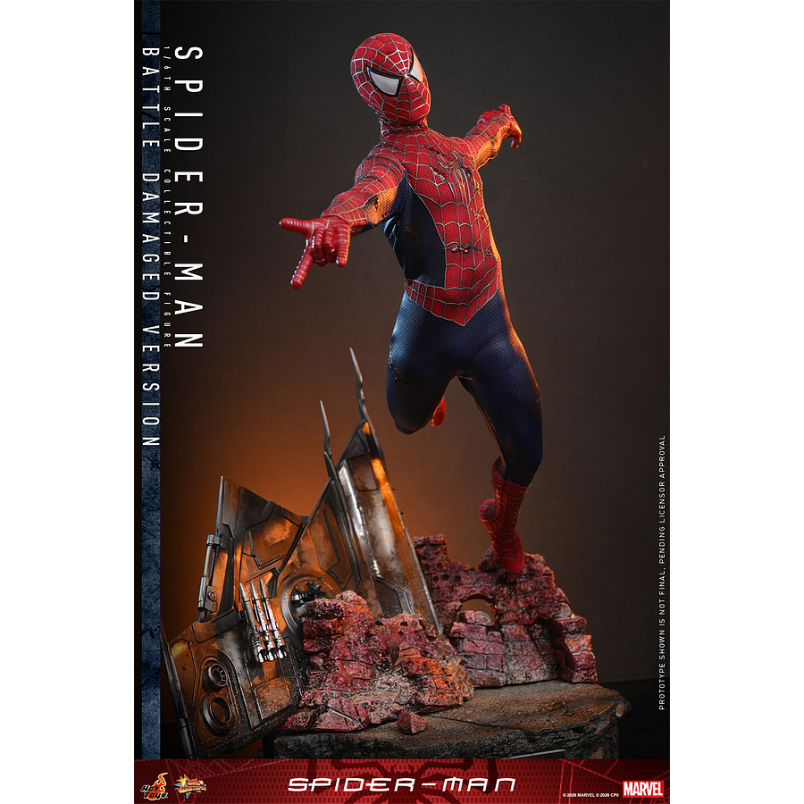 [Preventa Abierta] Spider-Man (2002) MMS859 Spider-Man (Battle Damaged Ver.) 1/6th Scale Collectible Figure 11