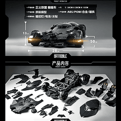 [Preventa Abierta] DC Multiverse BVS/JL Transformable Batmobile 1/12 Scale Figure LPZZ/UPF 3