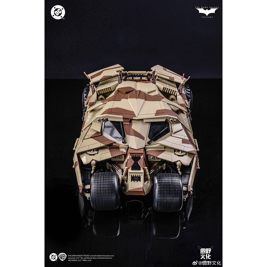 [Preventa Abierta] Modoking - Batman Batmobile Tumbler Camouflage 1/12 Scale Model Kit 8