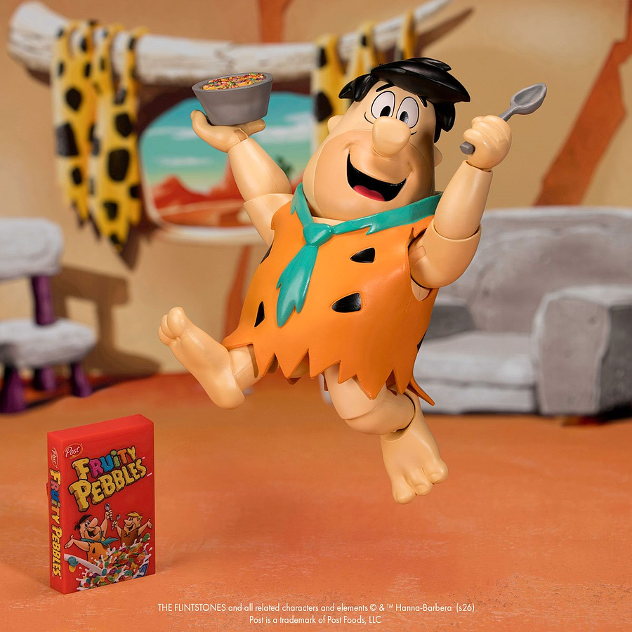 [Preventa Abierta] Fruity Pebbles Fred Flintstone 1:12 Action Figure 5