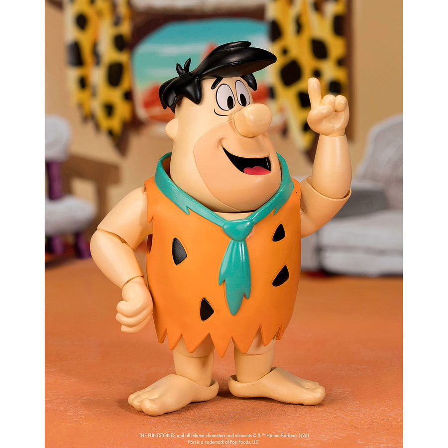[Preventa Abierta] Fruity Pebbles Fred Flintstone 1:12 Action Figure 3