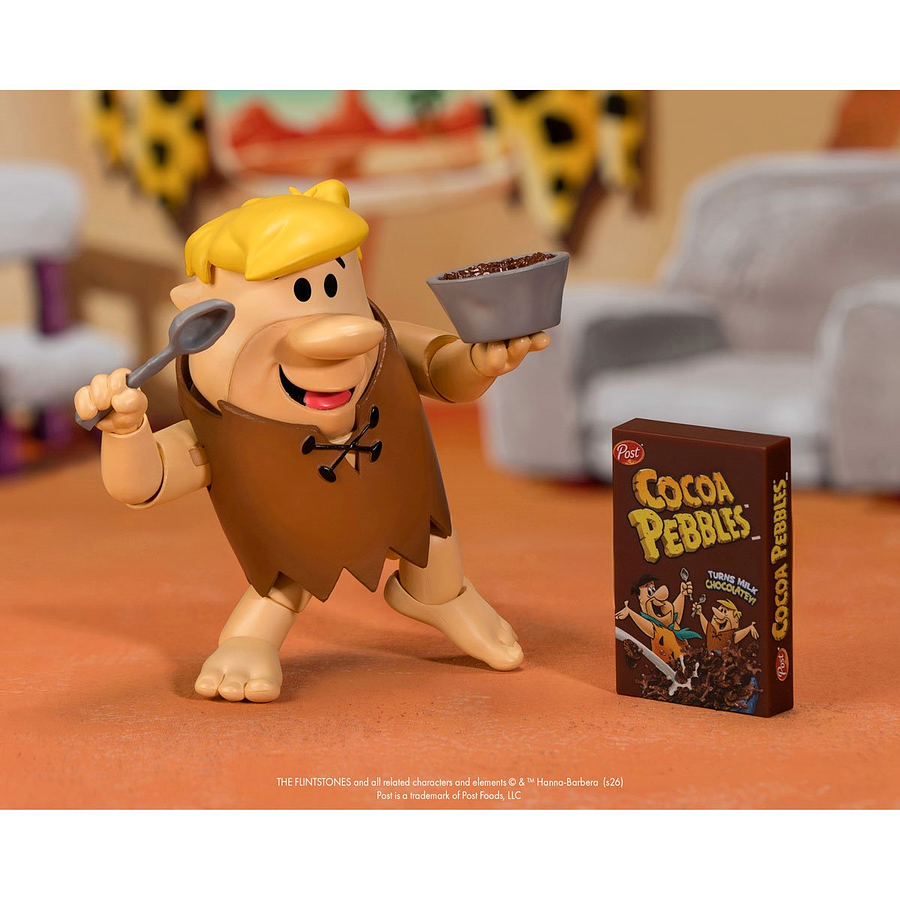 [Preventa Abierta] Cocoa Pebbles Barney Rubble 1:12 Action Figure 5