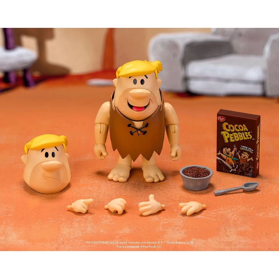 [Preventa Abierta] Cocoa Pebbles Barney Rubble 1:12 Action Figure 2