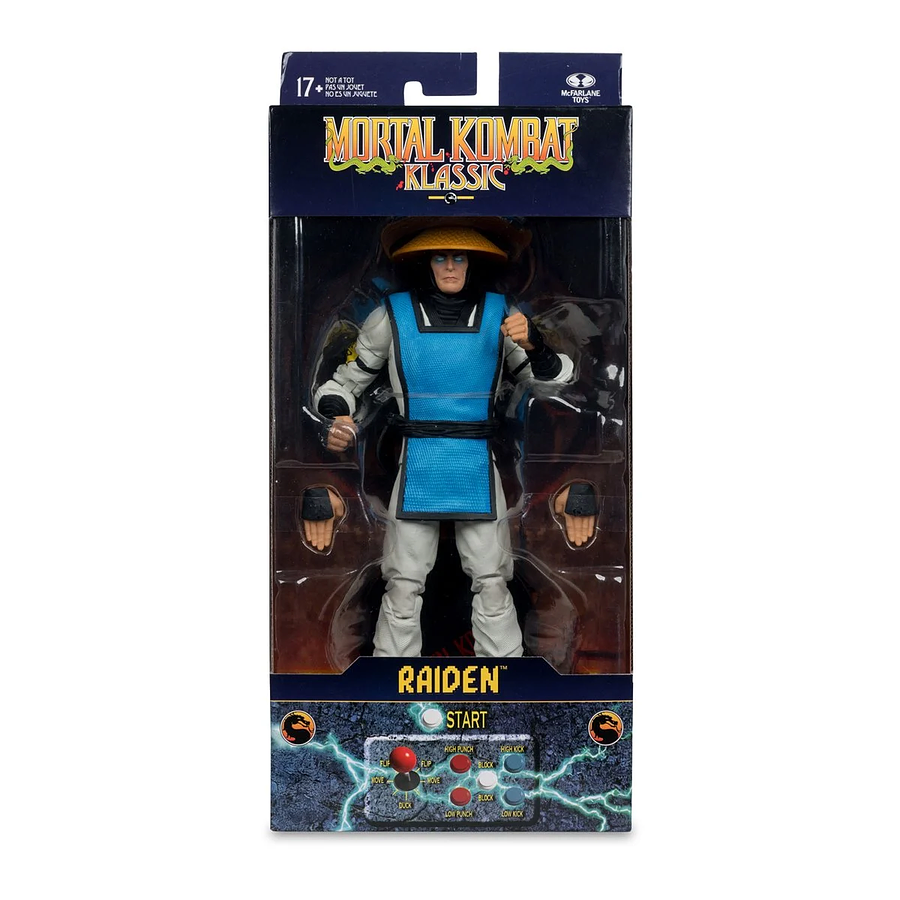 Mortal Kombat Klassic Wave 2 Raiden 7-Inch Scale Action Figure 7