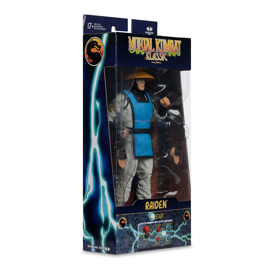 Mortal Kombat Klassic Wave 2 Raiden 7-Inch Scale Action Figure 8