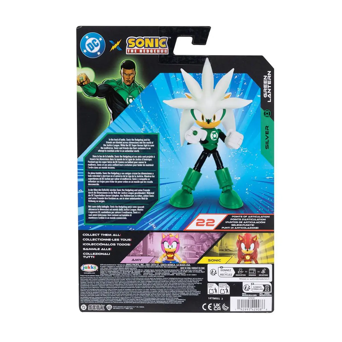Preventa Abierta] DC x Sonic the Hedgehog 5 Silver as Gree | Avso Toyz