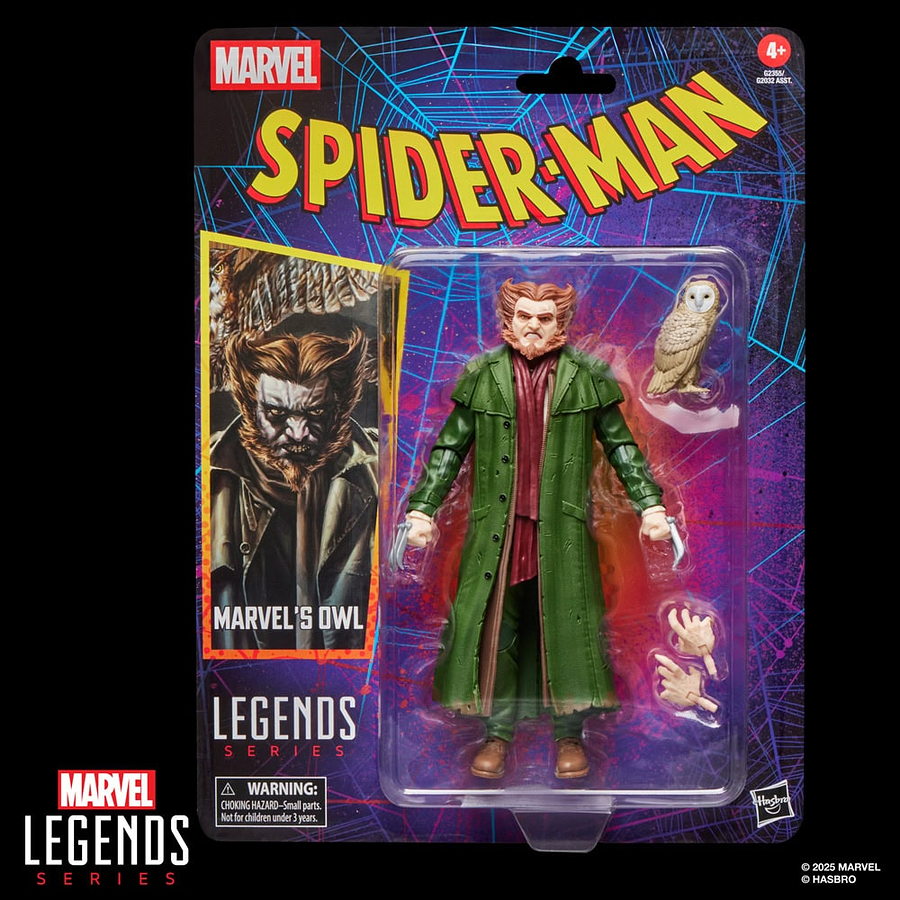 Marvel Legends Retro Spider-Man Marvel’s Owl 1