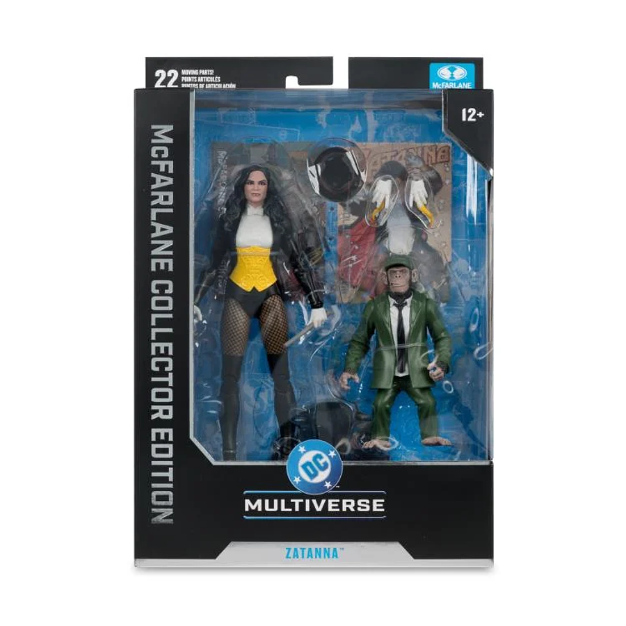DC Classic DC Multiverse Collector Edition Zatanna with Detective Chimp Action Figure Set MF17476 11