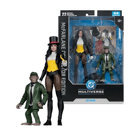 DC Classic DC Multiverse Collector Edition Zatanna with Detective Chimp Action Figure Set MF17476
