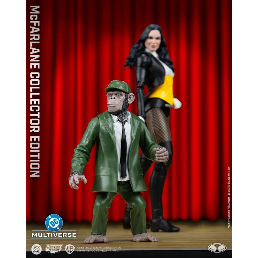 DC Classic DC Multiverse Collector Edition Zatanna with Detective Chimp Action Figure Set MF17476 8