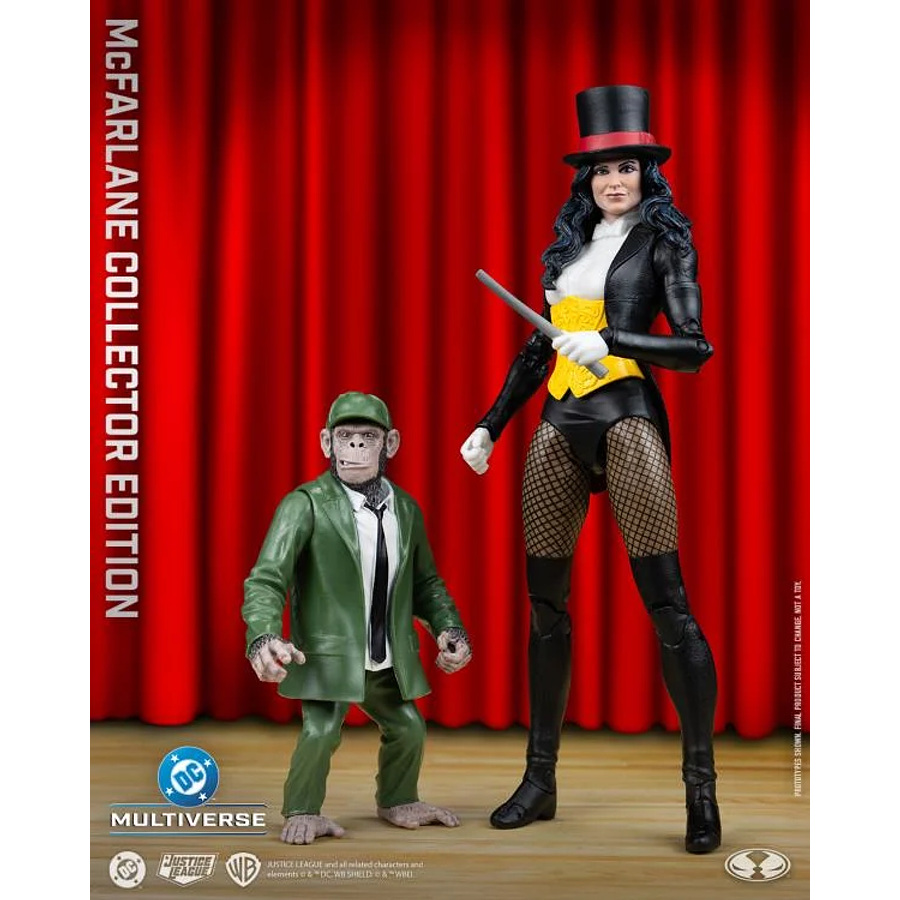 DC Classic DC Multiverse Collector Edition Zatanna with Detective Chimp Action Figure Set MF17476 7