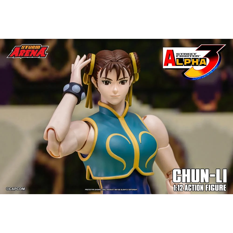 [Preventa 1 Abierta] Street Fighter Alpha 3 Storm Arena Chun-Li 1/12 Scale Action Figure 3