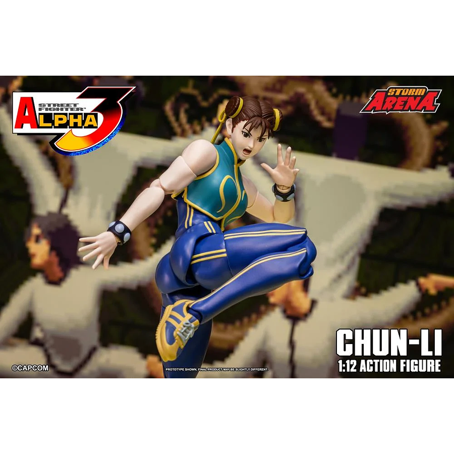[Preventa 1 Abierta] Street Fighter Alpha 3 Storm Arena Chun-Li 1/12 Scale Action Figure 4