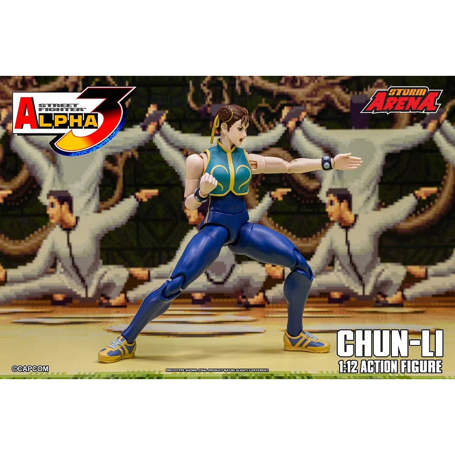 [Preventa 1 Abierta] Street Fighter Alpha 3 Storm Arena Chun-Li 1/12 Scale Action Figure 5