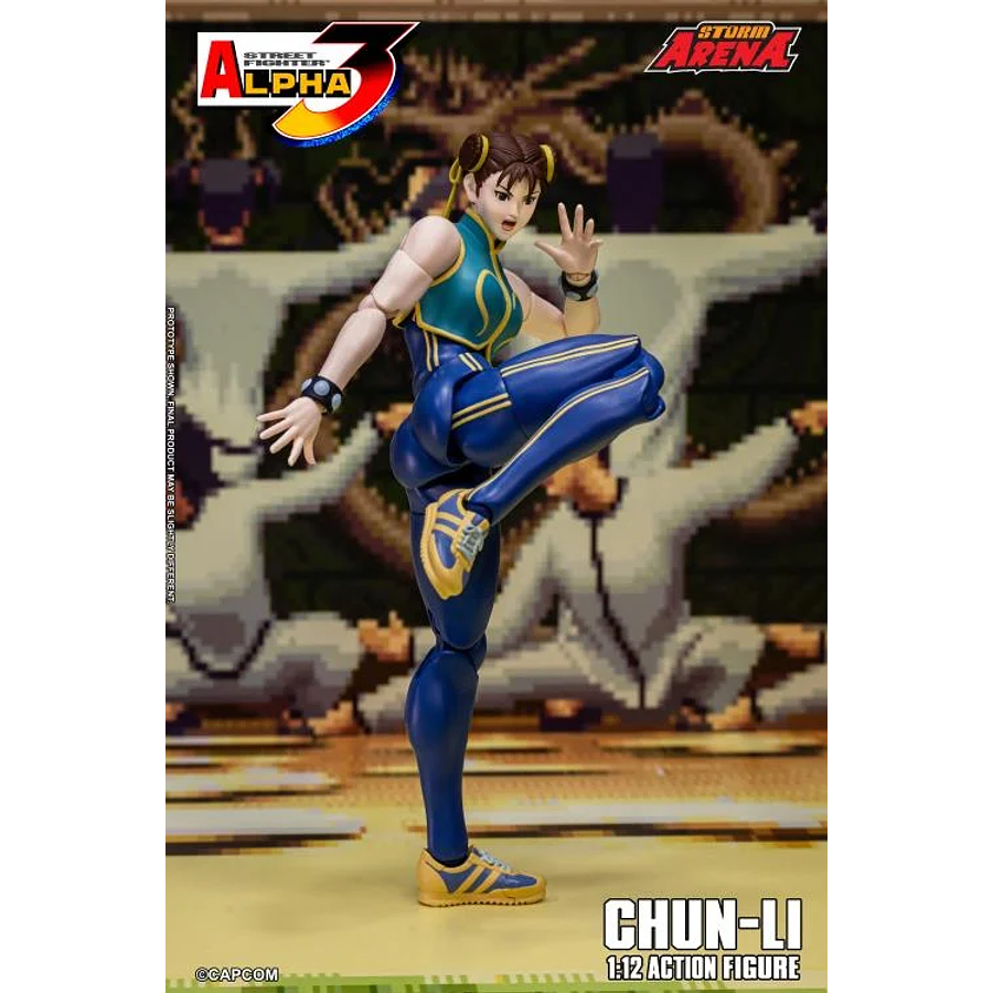 [Preventa 1 Abierta] Street Fighter Alpha 3 Storm Arena Chun-Li 1/12 Scale Action Figure 7