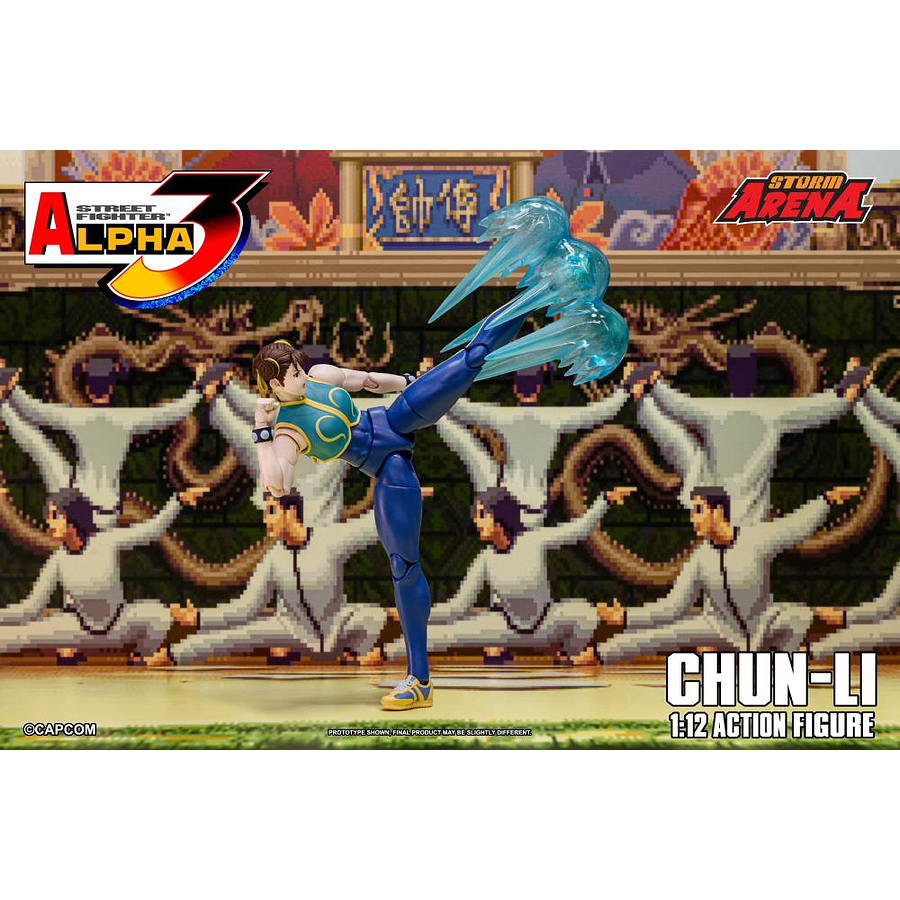 [Preventa 1 Abierta] Street Fighter Alpha 3 Storm Arena Chun-Li 1/12 Scale Action Figure 9