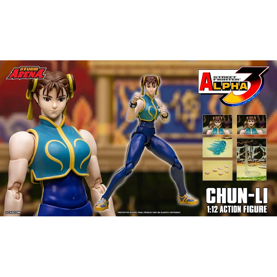 [Preventa 1 Abierta] Street Fighter Alpha 3 Storm Arena Chun-Li 1/12 Scale Action Figure 2