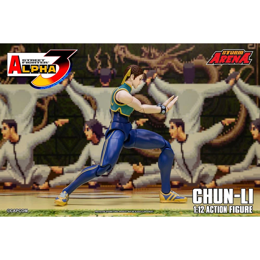 [Preventa 1 Abierta] Street Fighter Alpha 3 Storm Arena Chun-Li 1/12 Scale Action Figure 11