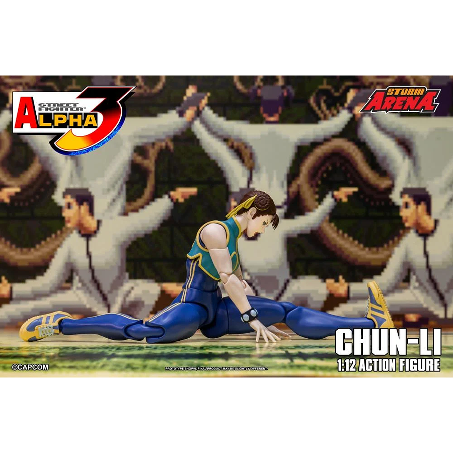 [Preventa 1 Abierta] Street Fighter Alpha 3 Storm Arena Chun-Li 1/12 Scale Action Figure 13